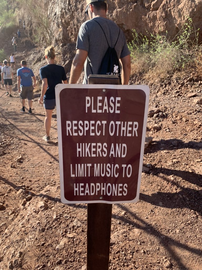 Hiking Camelback Mountain