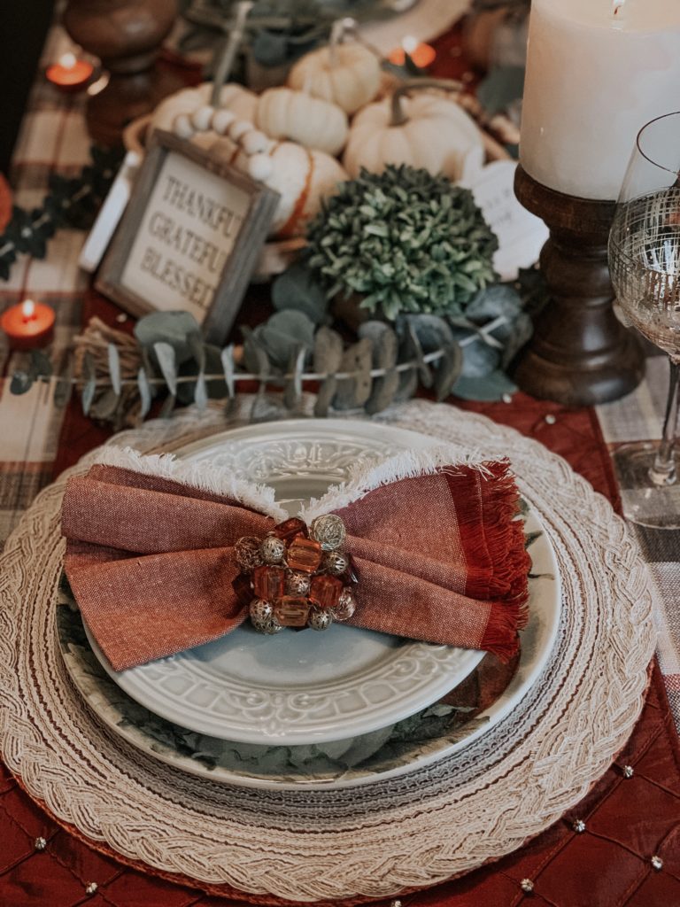 tablescape decor, Thankful Cards