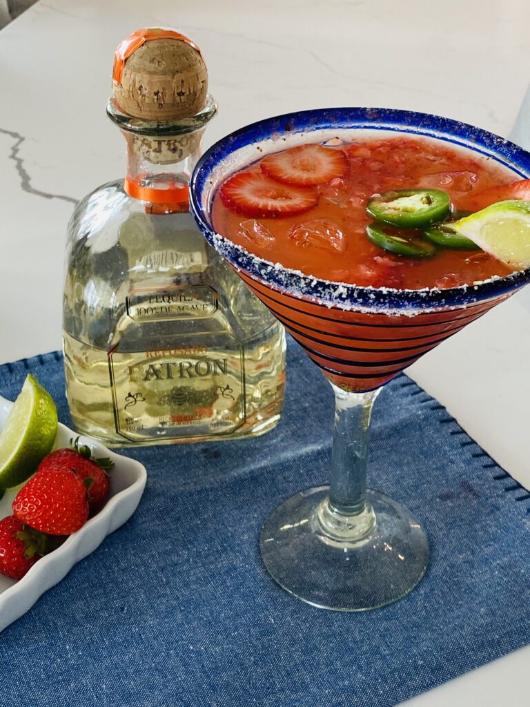 Strawberry Jalapeno Margaritas