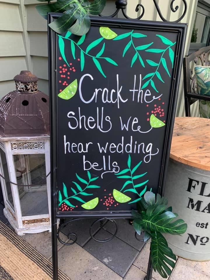 engagement party sign