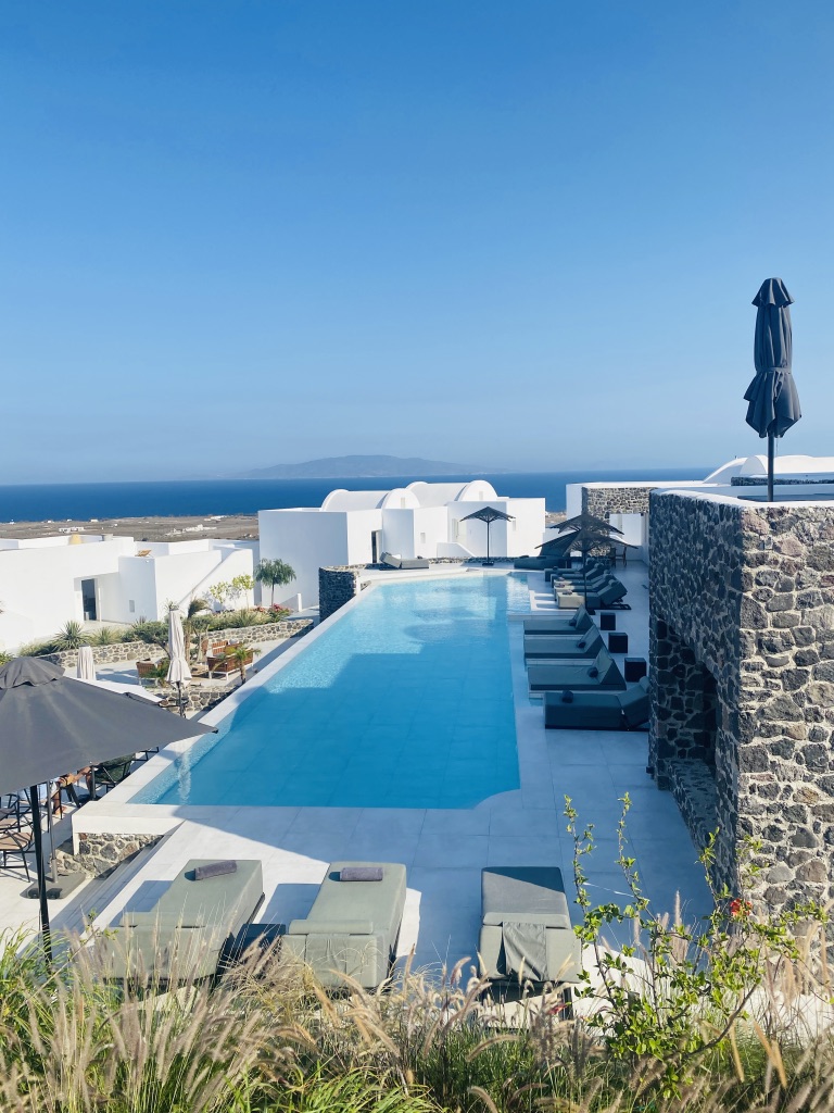 View Hotel by Secret pool in Santorini Greece